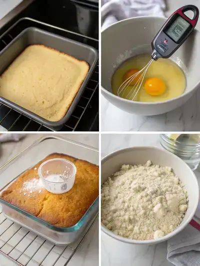 Step-by-step process of making a sugar free cake, including preheating the oven, preparing the cake pan, mixing dry ingredients, and combining wet ingredients.